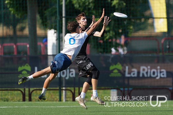 U20 World Junior Ultimate Championships in Logroño, Spain, July 11-18.