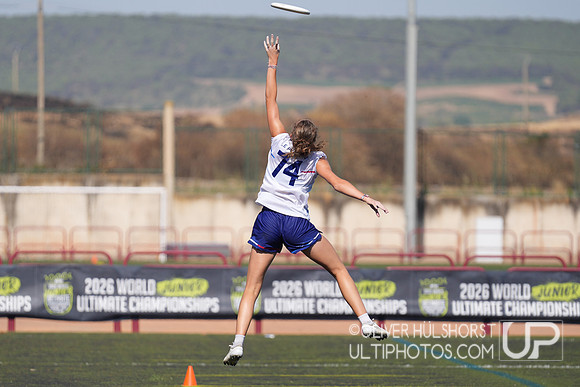 U20 World Junior Ultimate Championships in Logroño, Spain, July 11-18.