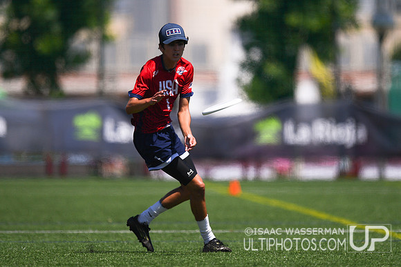 U20 World Junior Ultimate Championships in Logroño, Spain, July 11-18.