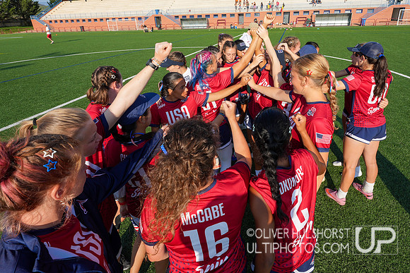U20 World Junior Ultimate Championships in Logroño, Spain, July 11-18.