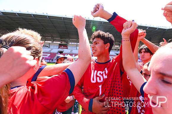U20 World Junior Ultimate Championships in Logroño, Spain, July 11-18.