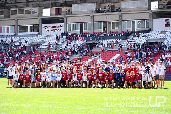 U20 World Junior Ultimate Championships in Logroño, Spain, July 11-18.