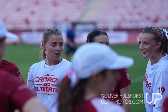 U20 World Junior Ultimate Championships in Logroño, Spain, July 11-18.