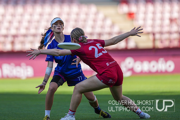 U20 World Junior Ultimate Championships in Logroño, Spain, July 11-18.