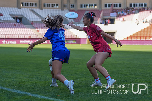 U20 World Junior Ultimate Championships in Logroño, Spain, July 11-18.