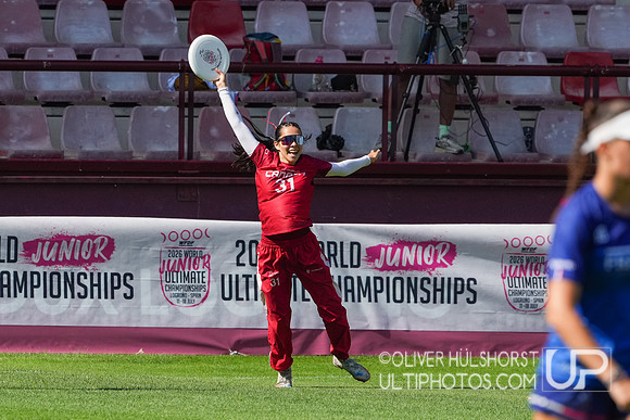 U20 World Junior Ultimate Championships in Logroño, Spain, July 11-18.