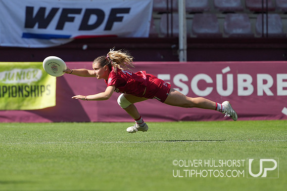 U20 World Junior Ultimate Championships in Logroño, Spain, July 11-18.