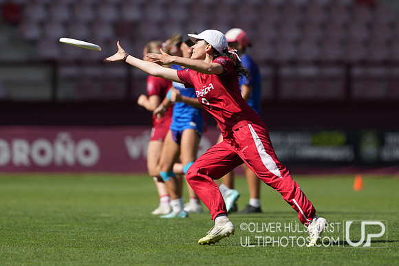 U20 World Junior Ultimate Championships in Logroño, Spain, July 11-18.