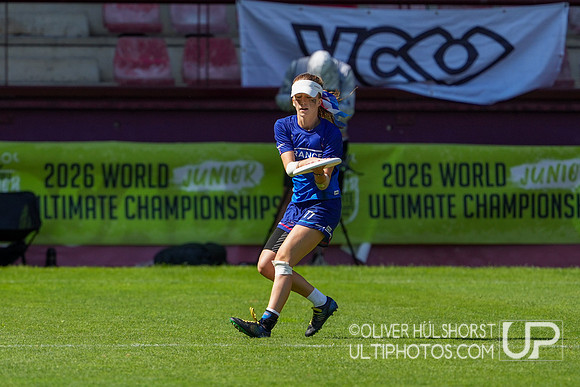 U20 World Junior Ultimate Championships in Logroño, Spain, July 11-18.