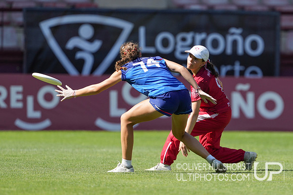 U20 World Junior Ultimate Championships in Logroño, Spain, July 11-18.