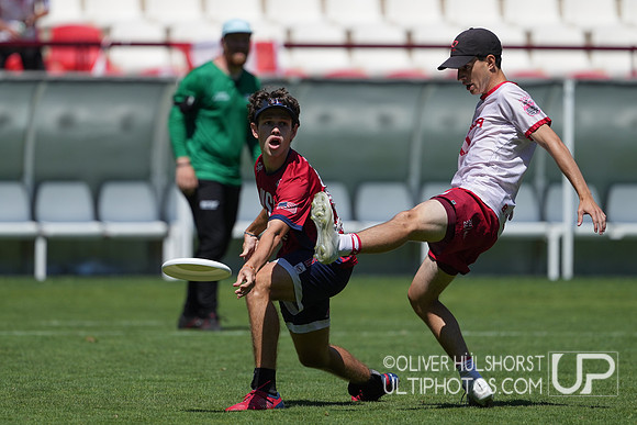U20 World Junior Ultimate Championships in Logroño, Spain, July 11-18.