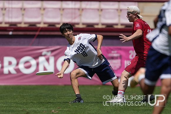 U20 World Junior Ultimate Championships in Logroño, Spain, July 11-18.