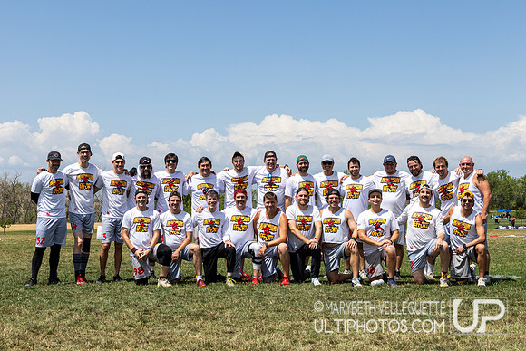 Minimum Effort Team Photo. 2026  USAU Masters Championships