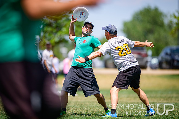 Bracket play at USAU Master's Championships