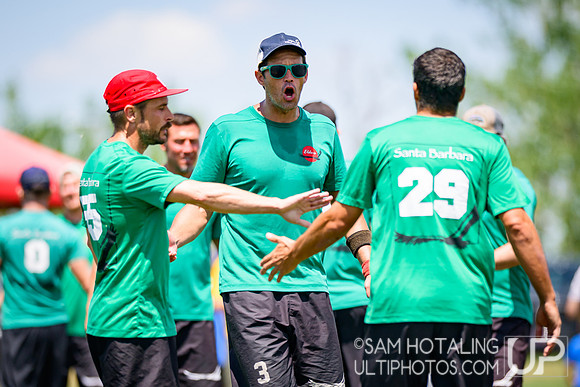 Bracket play at USAU Master's Championships