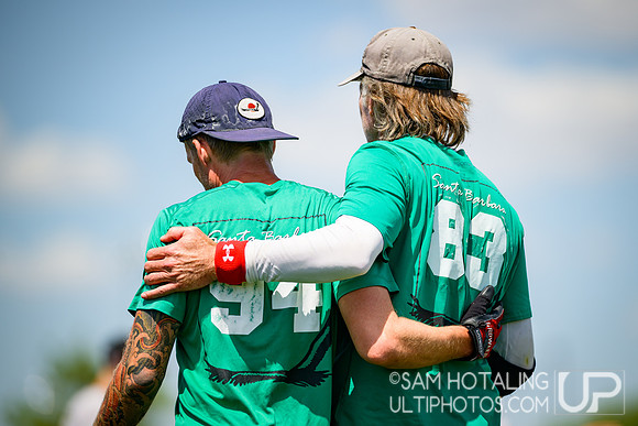 Bracket play at USAU Master's Championships
