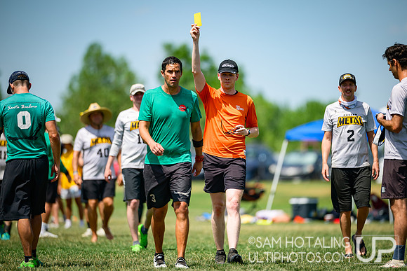 Bracket play at USAU Master's Championships