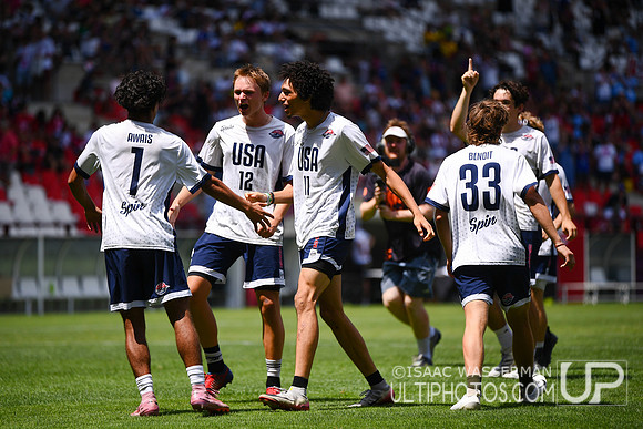 U20 World Junior Ultimate Championships in Logroño, Spain, July 11-18.