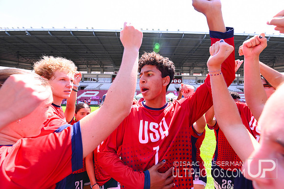 U20 World Junior Ultimate Championships in Logroño, Spain, July 11-18.