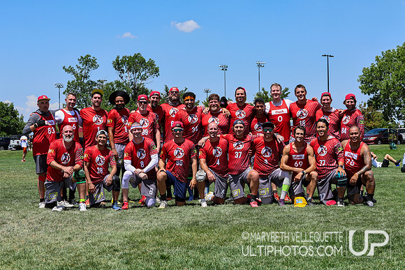 Grand Master Flash Team Photo. 2026  USAU Masters Championships