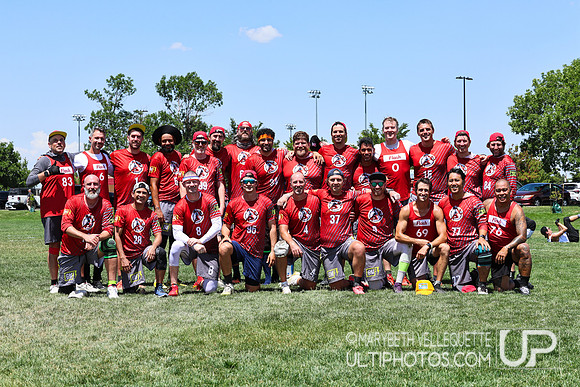 Grand Master Flash Team Photo. 2026  USAU Masters Championships