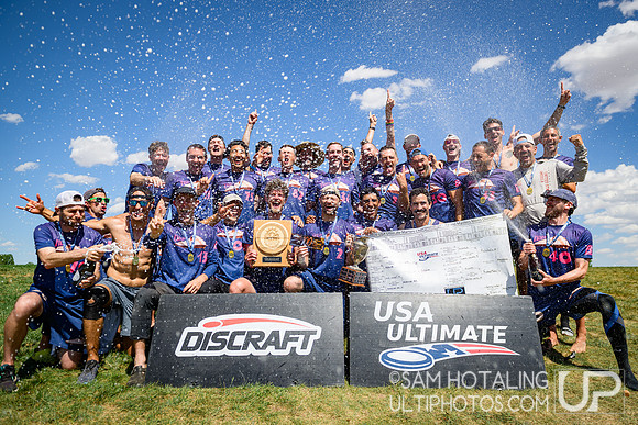 Finals at USAU Master's Championships