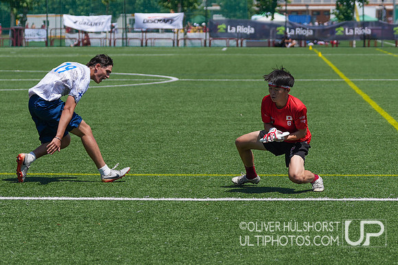 U20 World Junior Ultimate Championships in Logroño, Spain, July 11-18.