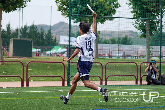U20 World Junior Ultimate Championships in Logroño, Spain, July 11-18.