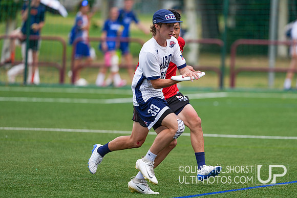 U20 World Junior Ultimate Championships in Logroño, Spain, July 11-18.