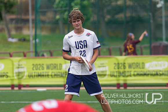 U20 World Junior Ultimate Championships in Logroño, Spain, July 11-18.