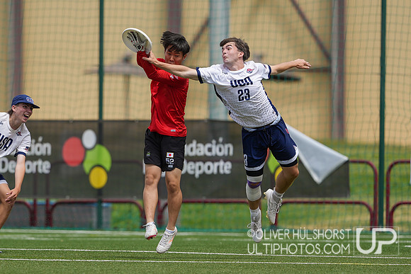 U20 World Junior Ultimate Championships in Logroño, Spain, July 11-18.