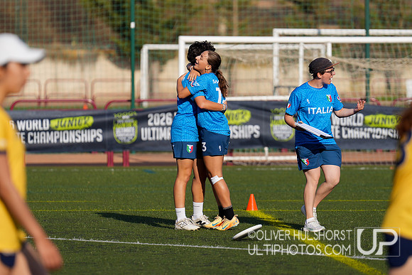 U20 World Junior Ultimate Championships in Logroño, Spain, July 11-18.