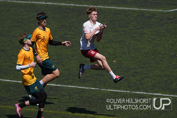 U20 World Junior Ultimate Championships in Logroño, Spain, July 11-18.