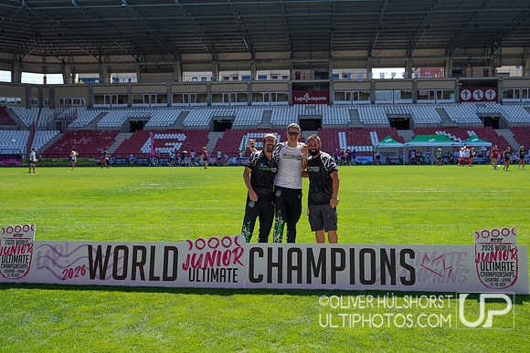 U20 World Junior Ultimate Championships in Logroño, Spain, July 11-18.