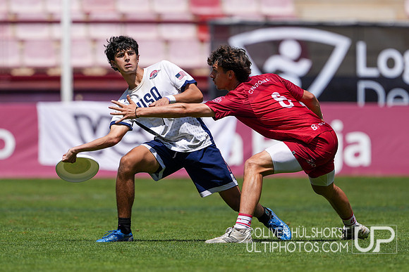 U20 World Junior Ultimate Championships in Logroño, Spain, July 11-18.