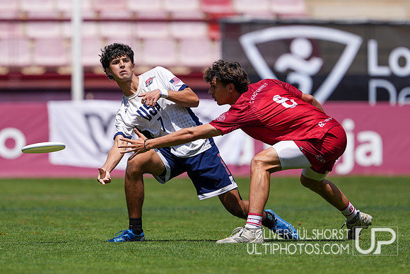 U20 World Junior Ultimate Championships in Logroño, Spain, July 11-18.