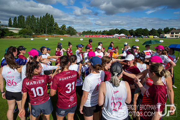 Day 1 at the 2026 WFDF World Masters Ultimate Club Championships