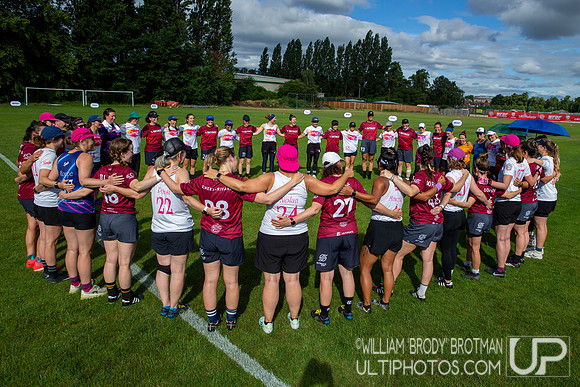 Day 1 at the 2026 WFDF World Masters Ultimate Club Championships