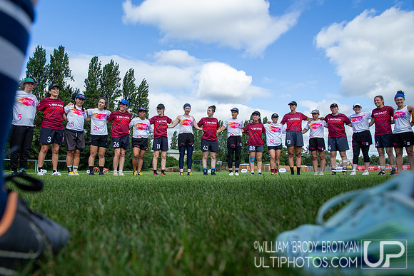 Day 1 at the 2026 WFDF World Masters Ultimate Club Championships