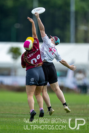 Day 1 at the 2026 WFDF World Masters Ultimate Club Championships
