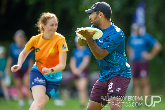 Day 1 at the 2026 WFDF World Masters Ultimate Club Championships
