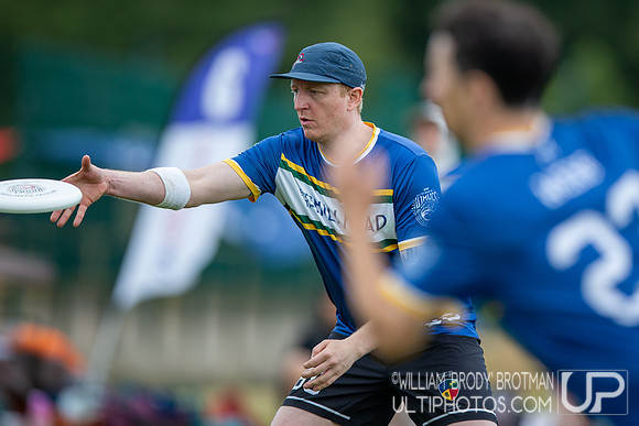 Day 1 at the 2026 WFDF World Masters Ultimate Club Championships