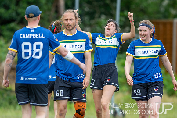 Day 1 at the 2026 WFDF World Masters Ultimate Club Championships