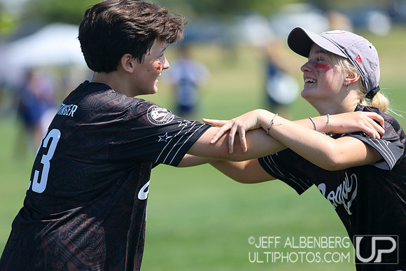 Pool play at USAU Youth Club Championships