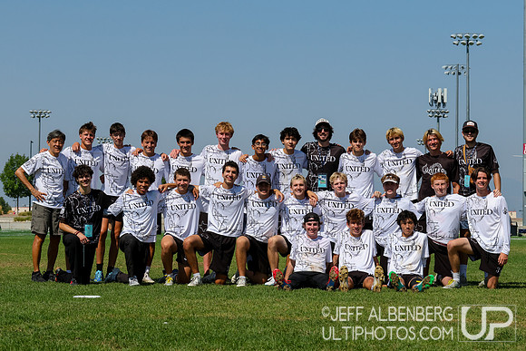 Texas United Team Photo -- 2026 USA Ultimate Youth Club Championships