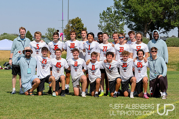 Flying Pig Team Photo -- 2026 USA Ultimate Youth Club Championships