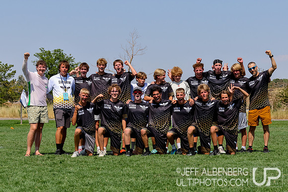 Utah Swarm U17 Boys Team Photo -- 2026 USA Ultimate Youth Club Championships