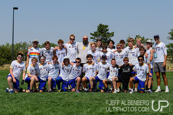 St Louis Storm U17B Team Photo -- 2026 USA Ultimate Youth Club Championships