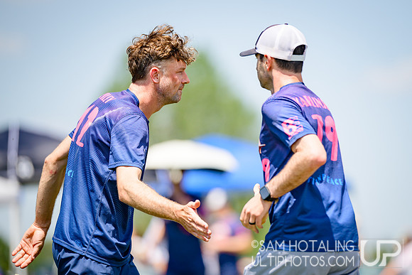 Bracket play at USAU Master's Championships