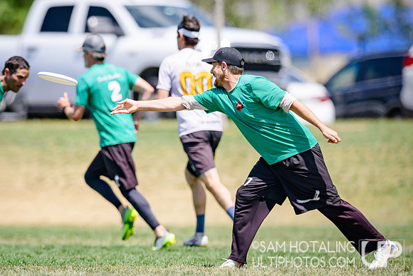 Bracket play at USAU Master's Championships